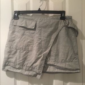 Karen Mullen striped mini skort size 8